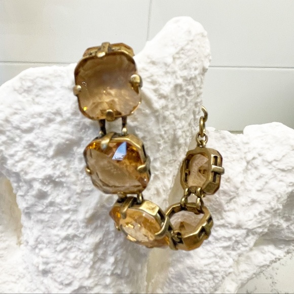 J. Crew Faceted Crystal Vintage Bracelet - Picture 5 of 12